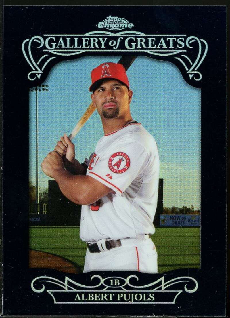 Albert Pujols Card 2015 Topps Chrome Gallery of Greats #GGR06 Image 1