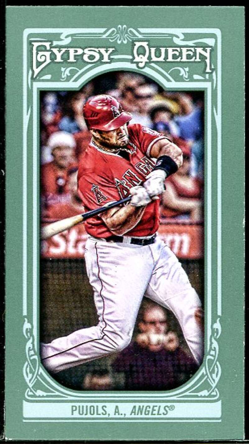 Albert Pujols Card 2013 Topps Gypsy Queen Mini Green #20 Image 1