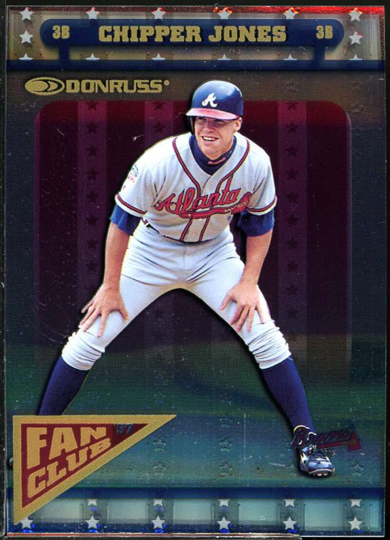 Chipper Jones FC Card 1998 Donruss Collections Donruss #158 Image 1