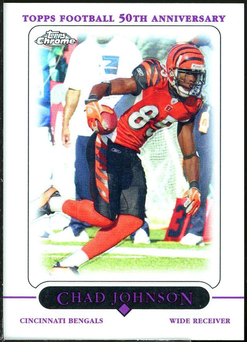 Chad Johnson Card 2005 Topps Chrome Refractors #17 Image 1