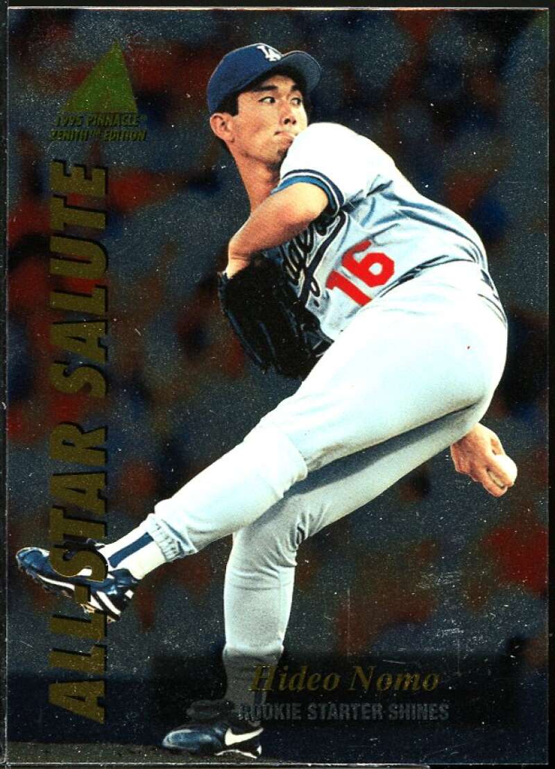 Hideo Nomo Rookie Card 1995 Zenith All-Star Salute #7 Image 1