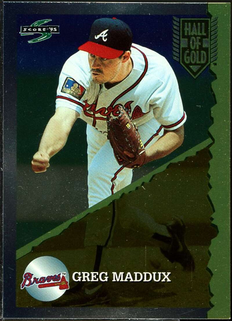 Greg Maddux Card 1995 Score Hall of Gold #HG18 Image 1