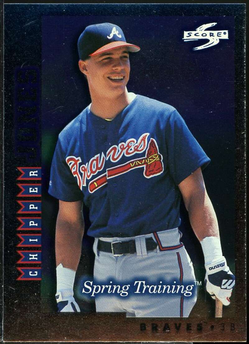 Chipper Jones ST Card 1998 Score Rookie Traded Showcase Series #PP151 Image 1