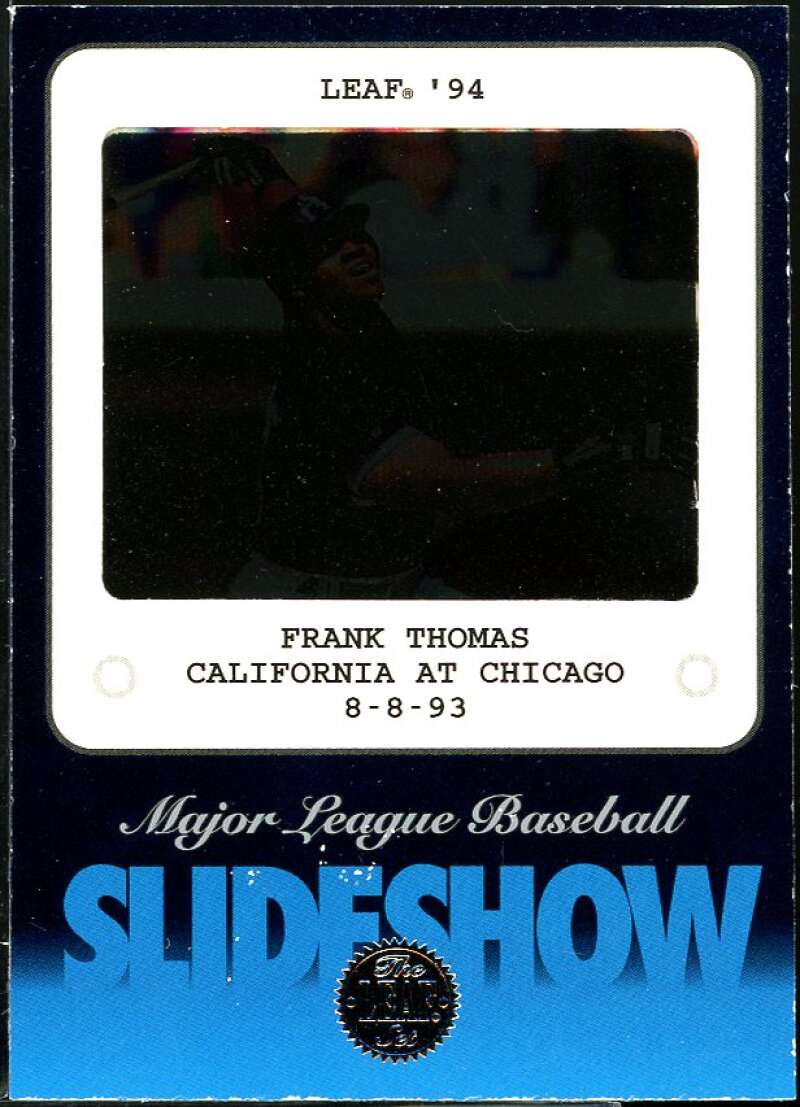 Frank Thomas Card 1994 Leaf Slideshow #1 Image 1