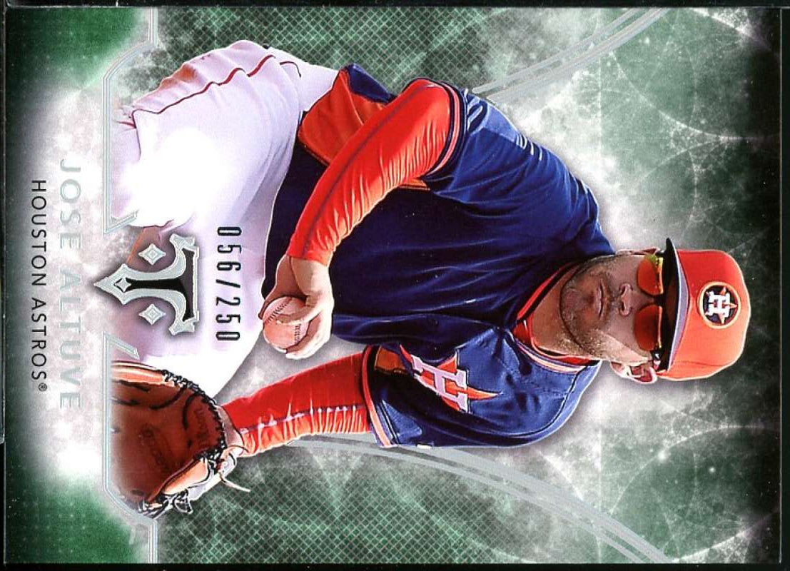 Jose Altuve Card 2015 Topps Triple Threads Emerald #33 Image 1