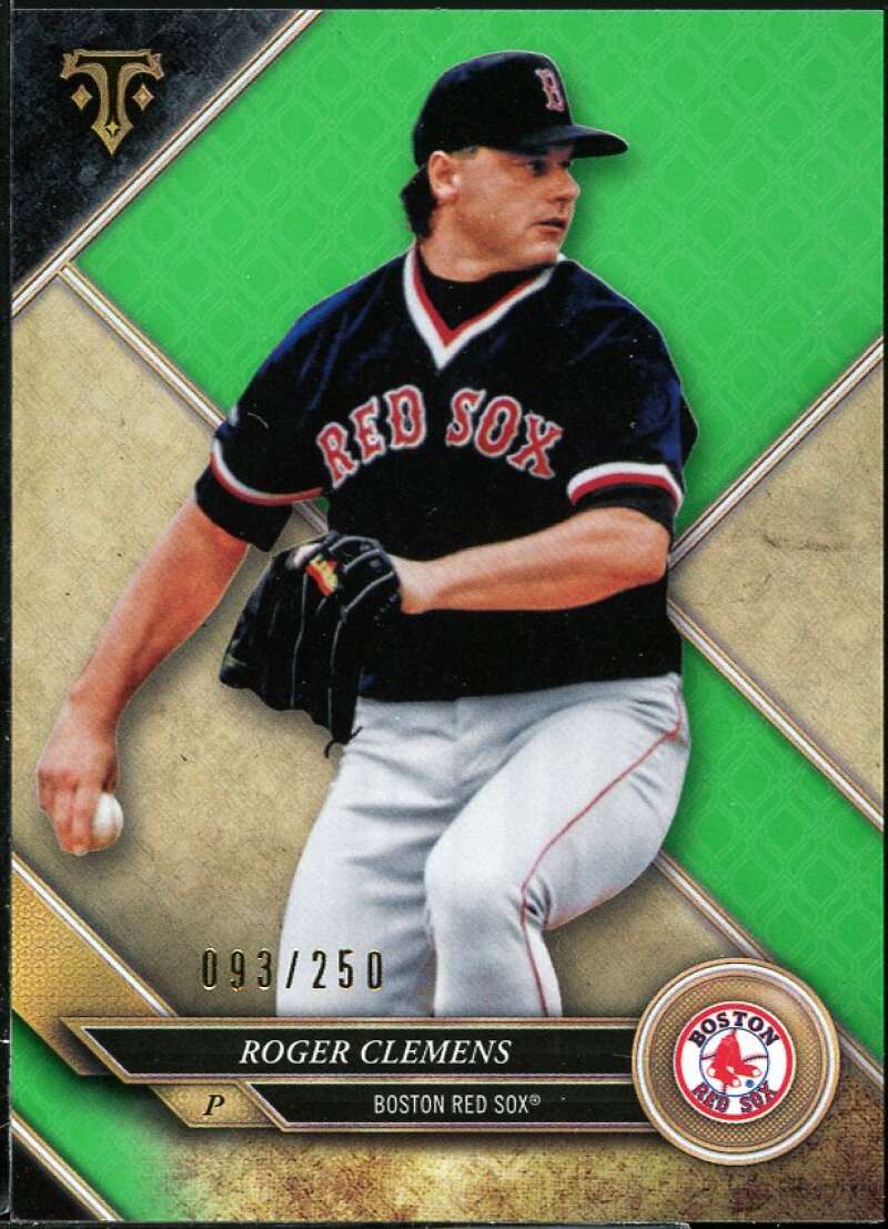 Roger Clemens Card 2017 Topps Triple Threads Emerald #84 Image 1