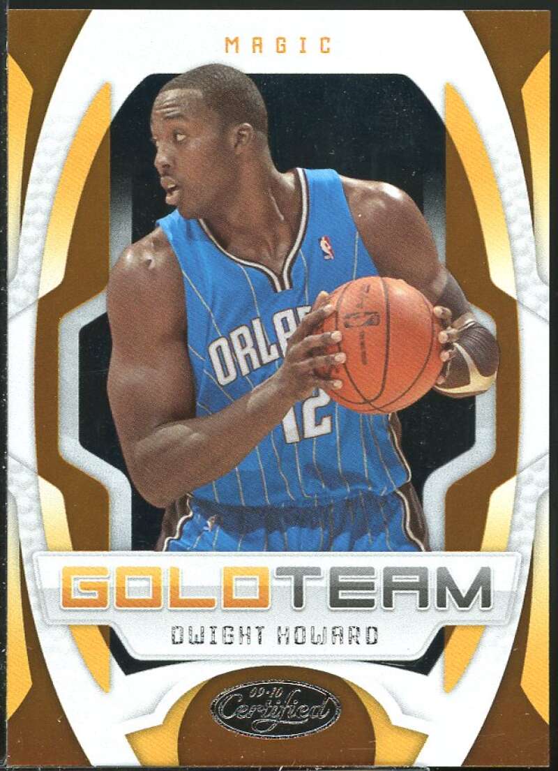 Dwight Howard Card 2009-10 Certified Gold Team #4 Image 1