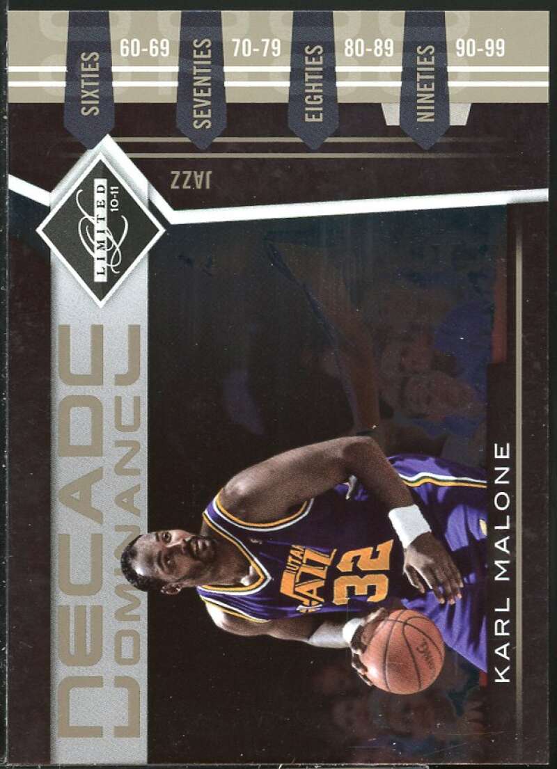 Karl Malone Card 2010-11 Limited Decade Dominance #15 Image 1