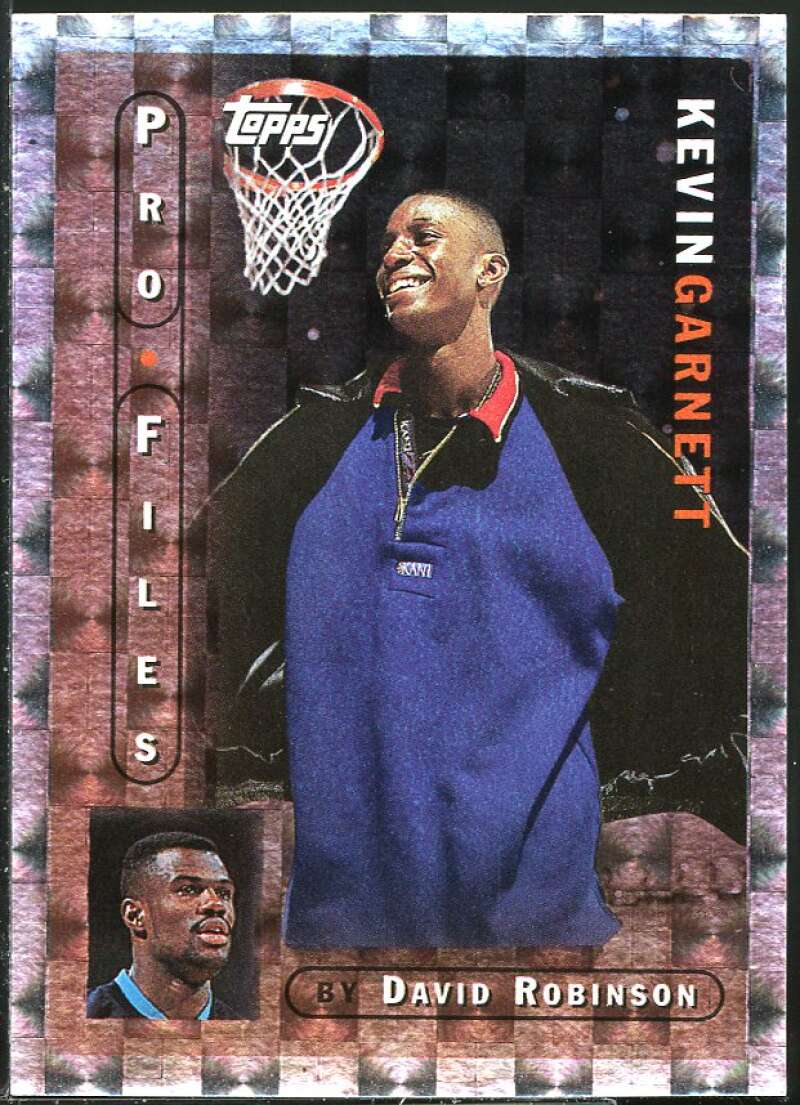 Kevin Garnett Card 1996-97 Topps Pro Files #PF15 Image 1