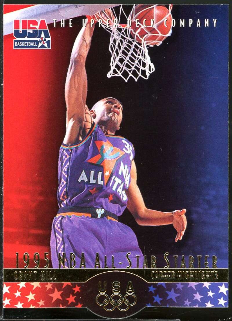 Grant Hill Card 1996 Upper Deck USA #5 Image 1