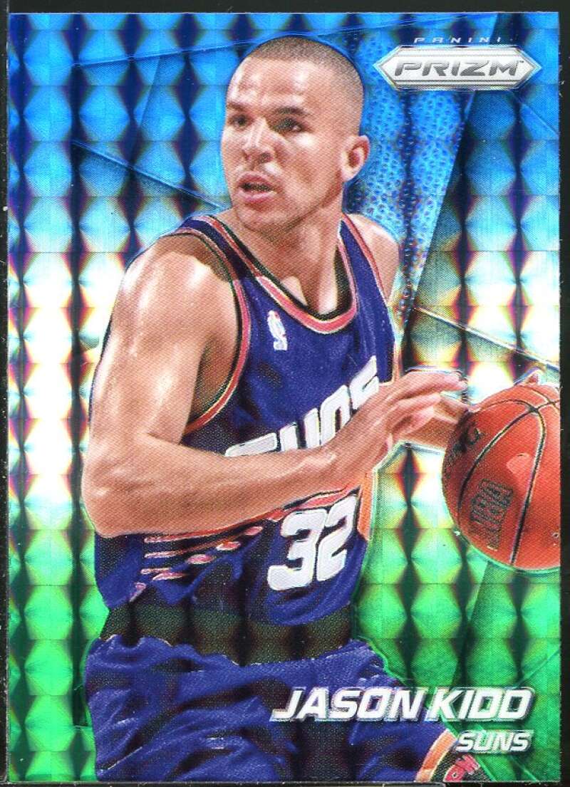 Jason Kidd Card 2014-15 Panini Prizm Prizms Blue and Green Mosaic #182 Image 1