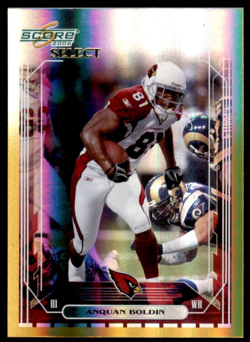 Anquan Boldin Card 2006 Score Select Gold #3 Image 1