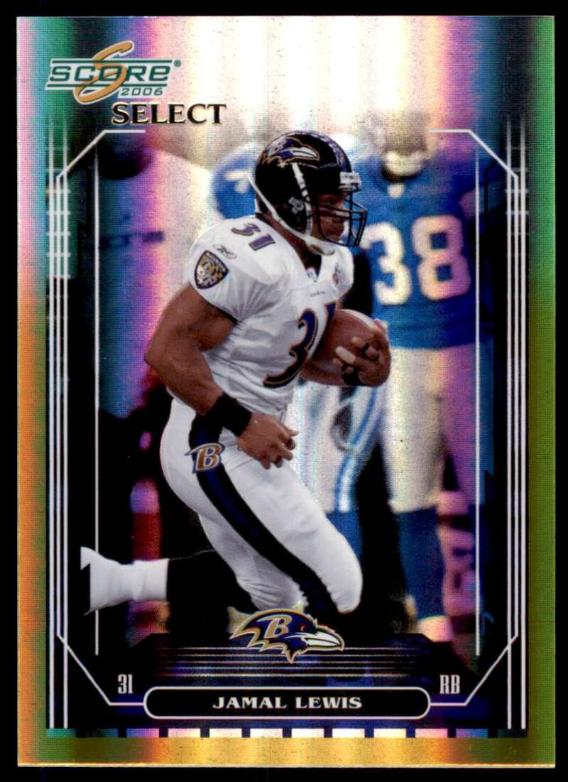 Jamal Lewis Card 2006 Score Select Gold #18 Image 1