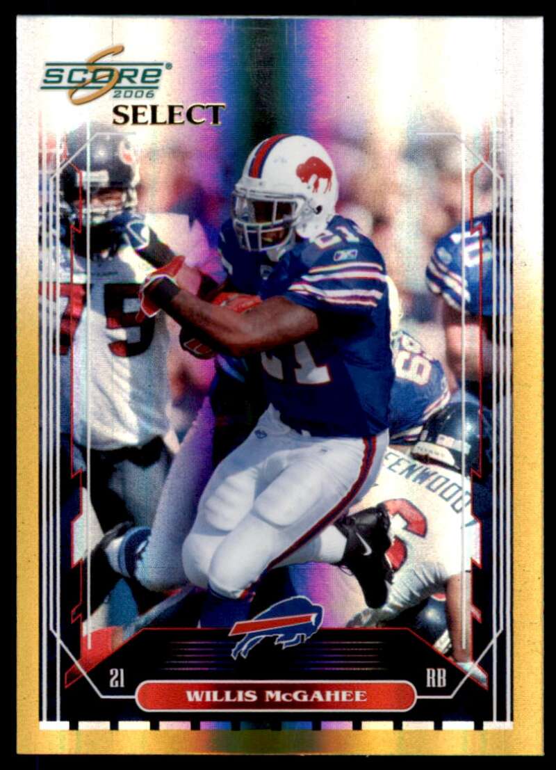 Willis McGahee Card 2006 Score Select Gold #26 Image 1