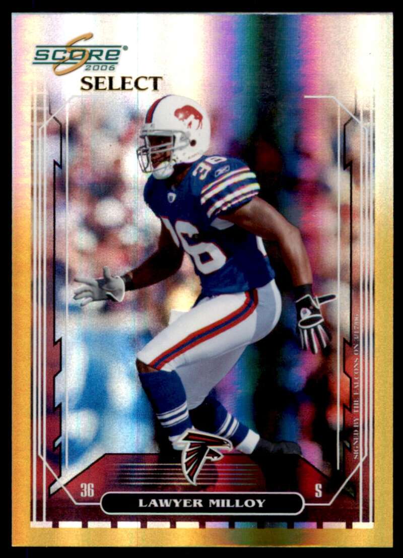 Lawyer Milloy Card 2006 Score Select Gold #29 Image 1