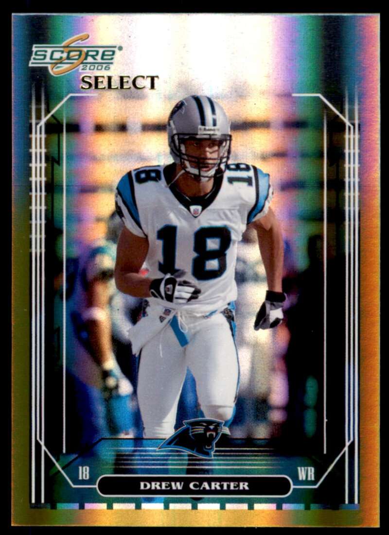 Drew Carter Card 2006 Score Select Gold #36 Image 1