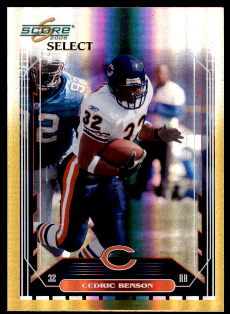 Cedric Benson Card 2006 Score Select Gold #44 Image 1