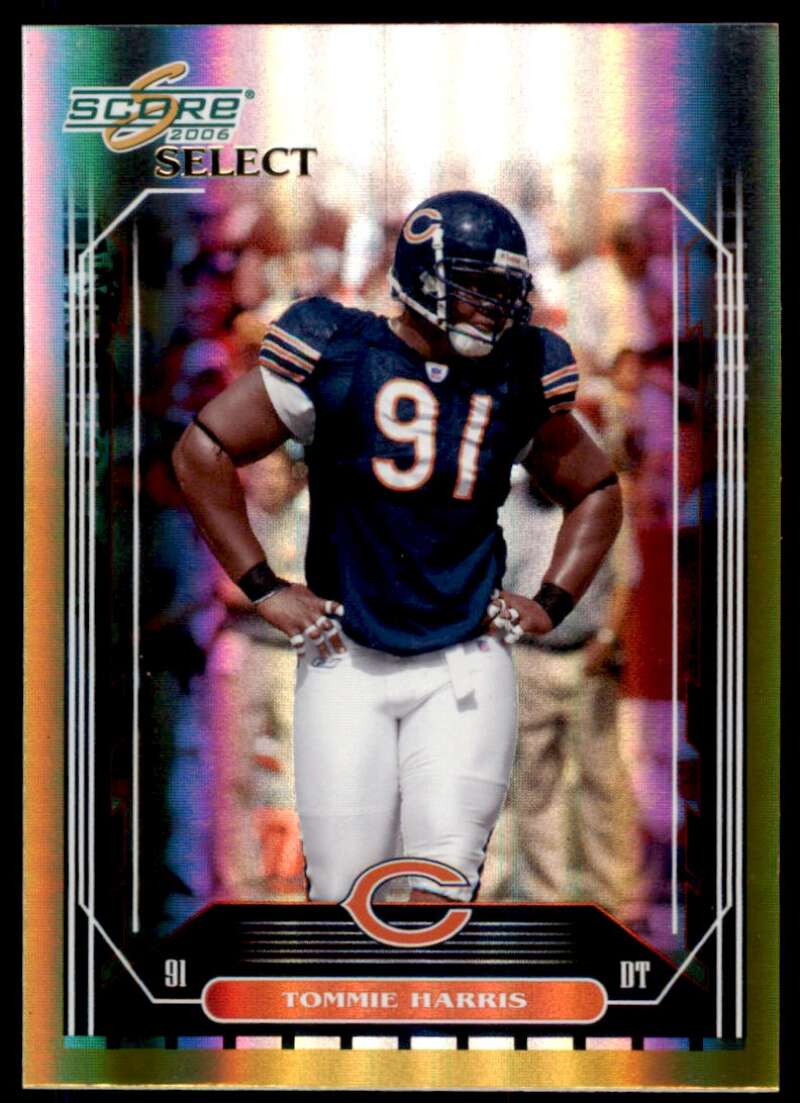 Tommie Harris Card 2006 Score Select Gold #49 Image 1