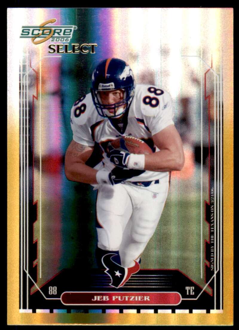 Jeb Putzier Card 2006 Score Select Gold #86 Image 1