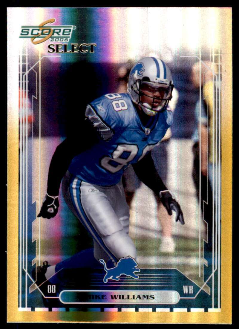 Mike Williams Card 2006 Score Select Gold #90 Image 1