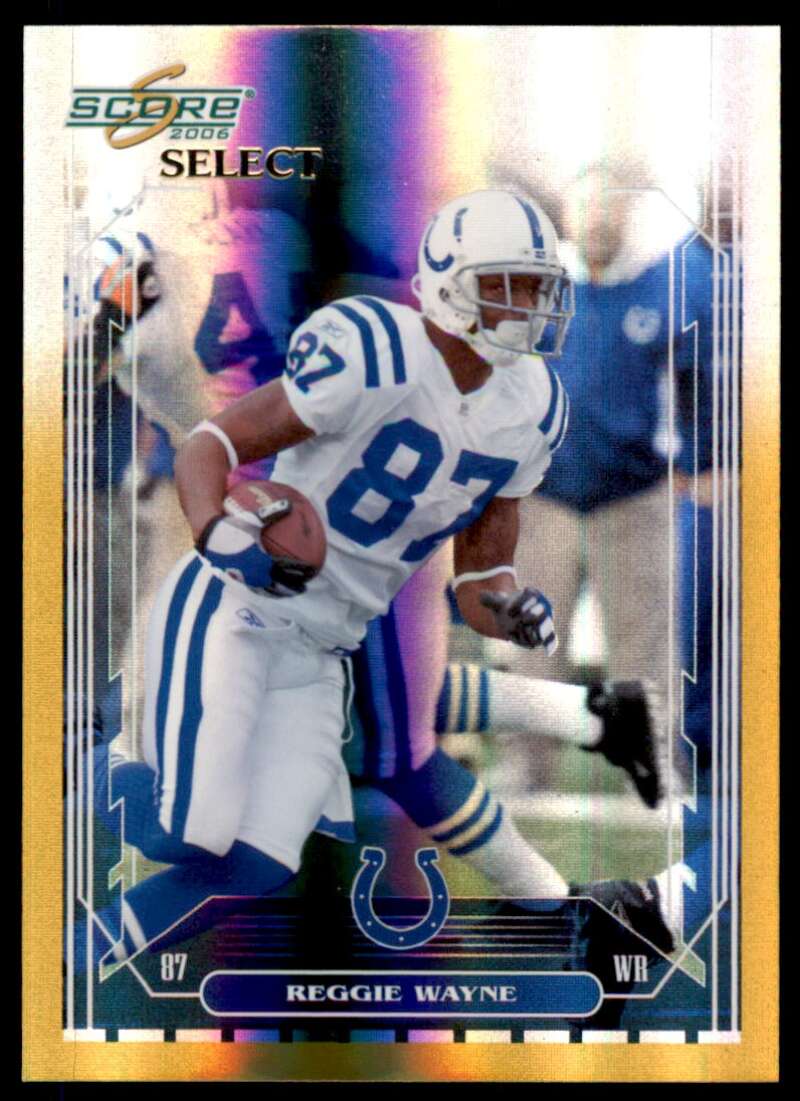 Reggie Wayne Card 2006 Score Select Gold #114 Image 1