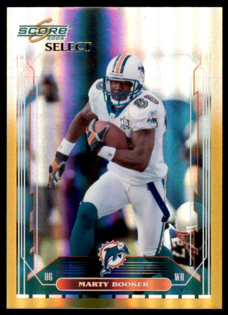 Marty Booker Card 2006 Score Select Gold #149 Image 1