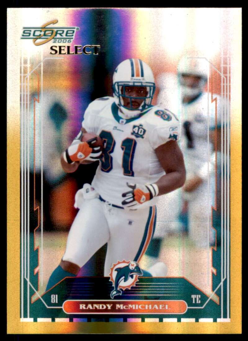 Randy McMichael Card 2006 Score Select Gold #150 Image 1