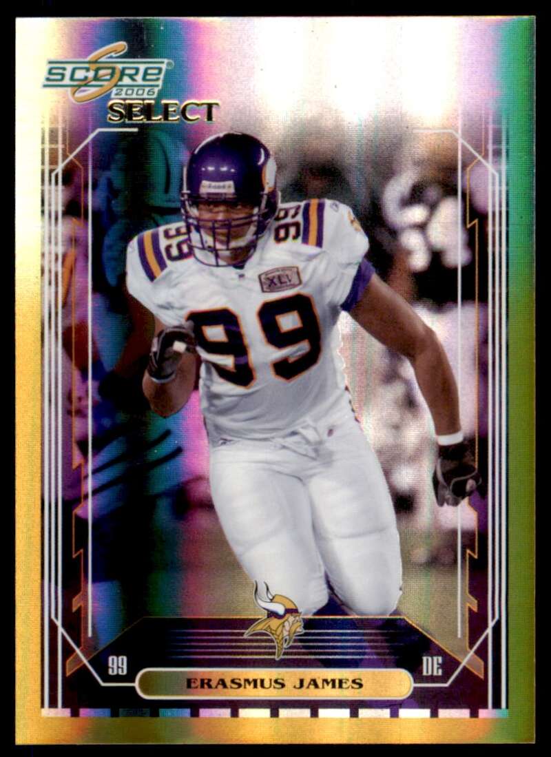 Erasmus James Card 2006 Score Select Gold #156 Image 1