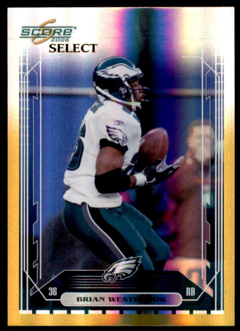 Brian Westbrook Card 2006 Score Select Gold #205 Image 1