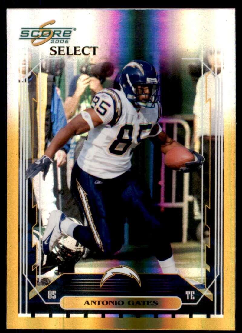 Antonio Gates Card 2006 Score Select Gold #227 Image 1