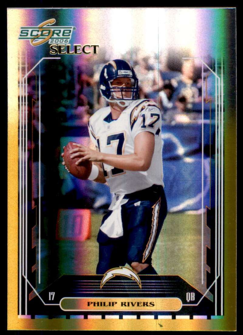 Philip Rivers Card 2006 Score Select Gold #229 Image 1