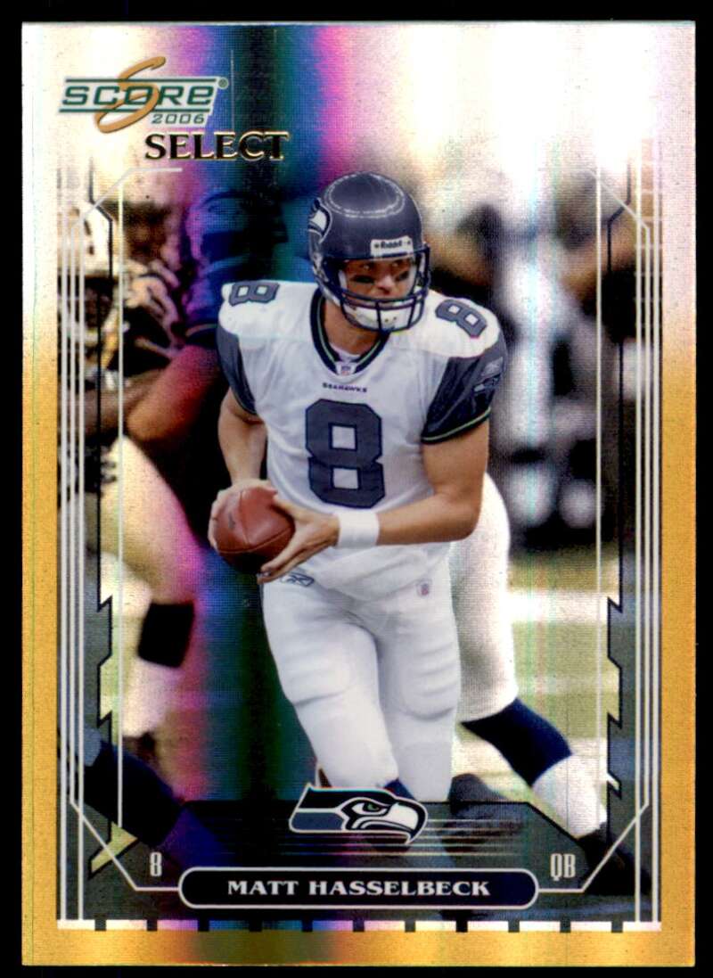 Matt Hasselbeck Card 2006 Score Select Gold #240 Image 1