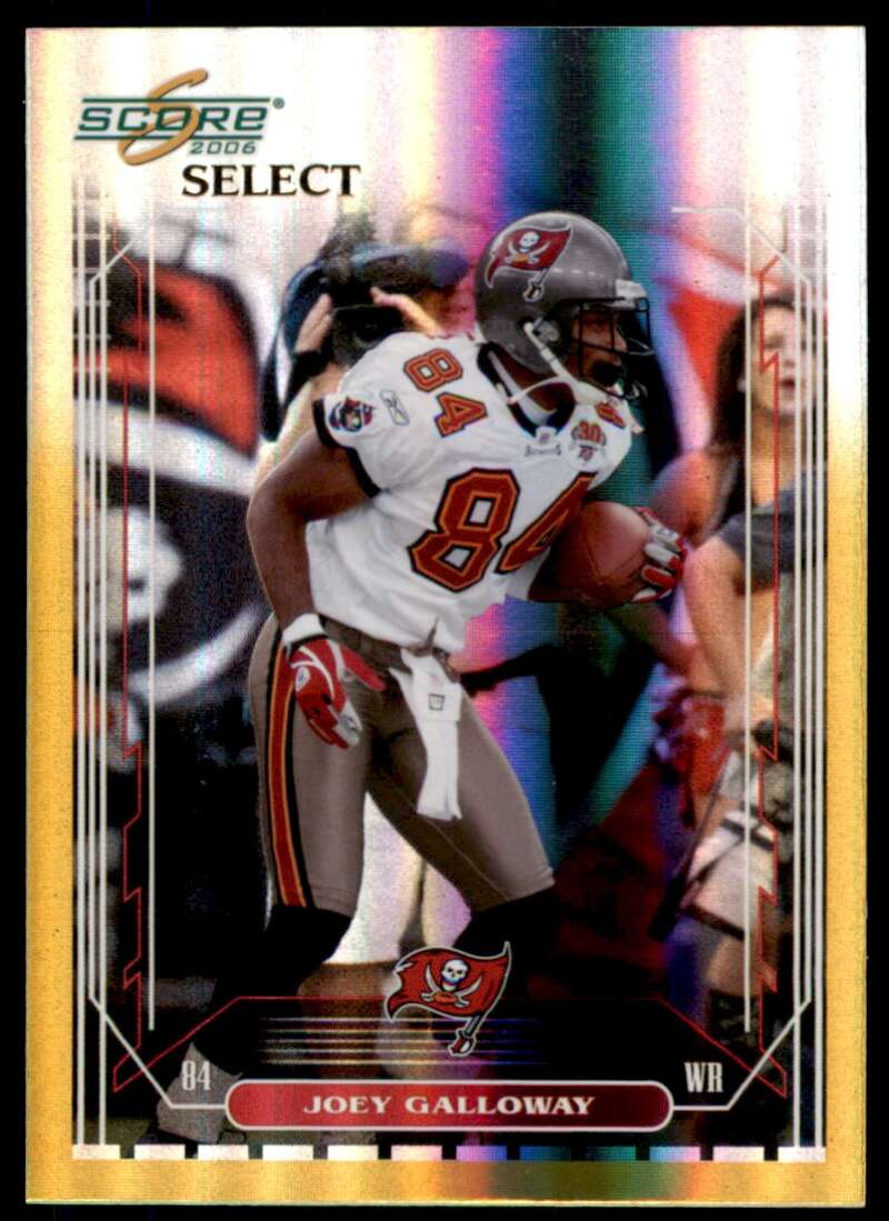 Joey Galloway Card 2006 Score Select Gold #258 Image 1