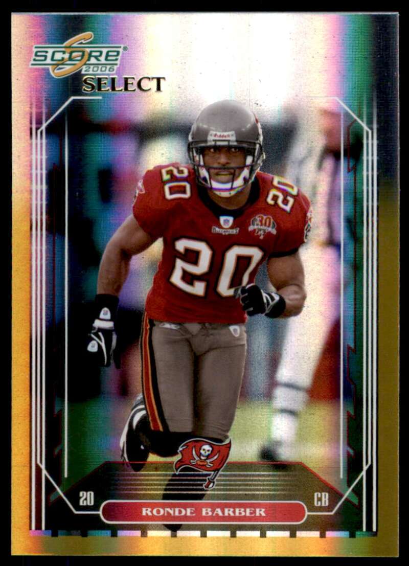 Ronde Barber Card 2006 Score Select Gold #261 Image 1