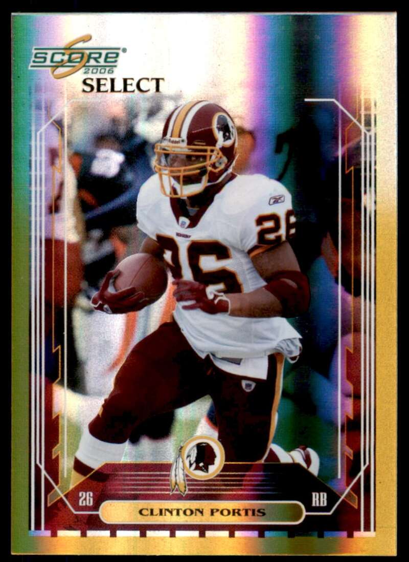 Clinton Portis Card 2006 Score Select Gold #277 Image 1