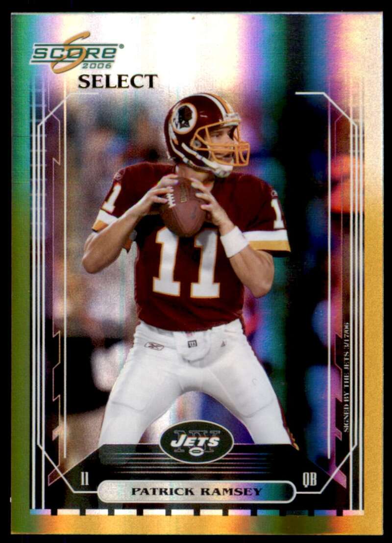 Patrick Ramsey Card 2006 Score Select Gold #283 Image 1