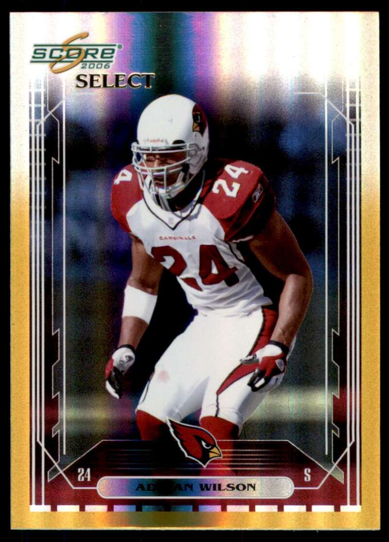 Adrian Wilson Card 2006 Score Select Gold #286 Image 1