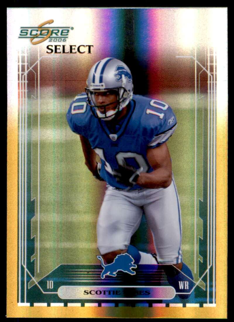 Scottie Vines Card 2006 Score Select Gold #298 Image 1