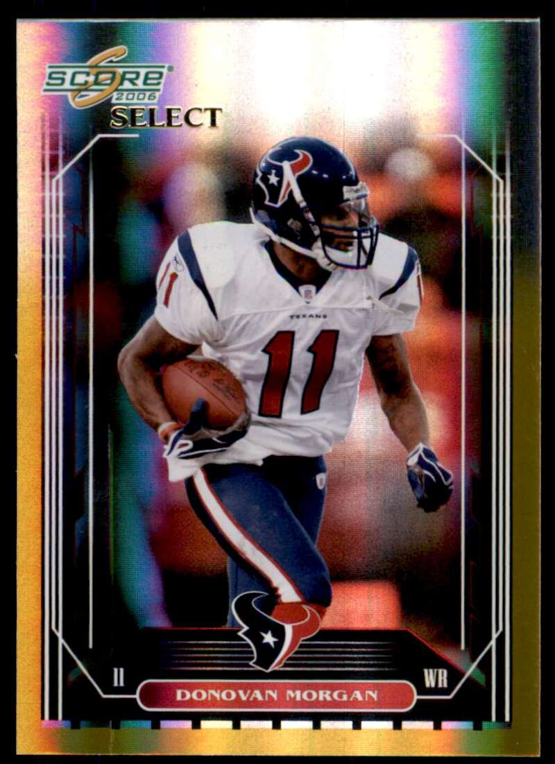 Donovan Morgan Card 2006 Score Select Gold #300 Image 1