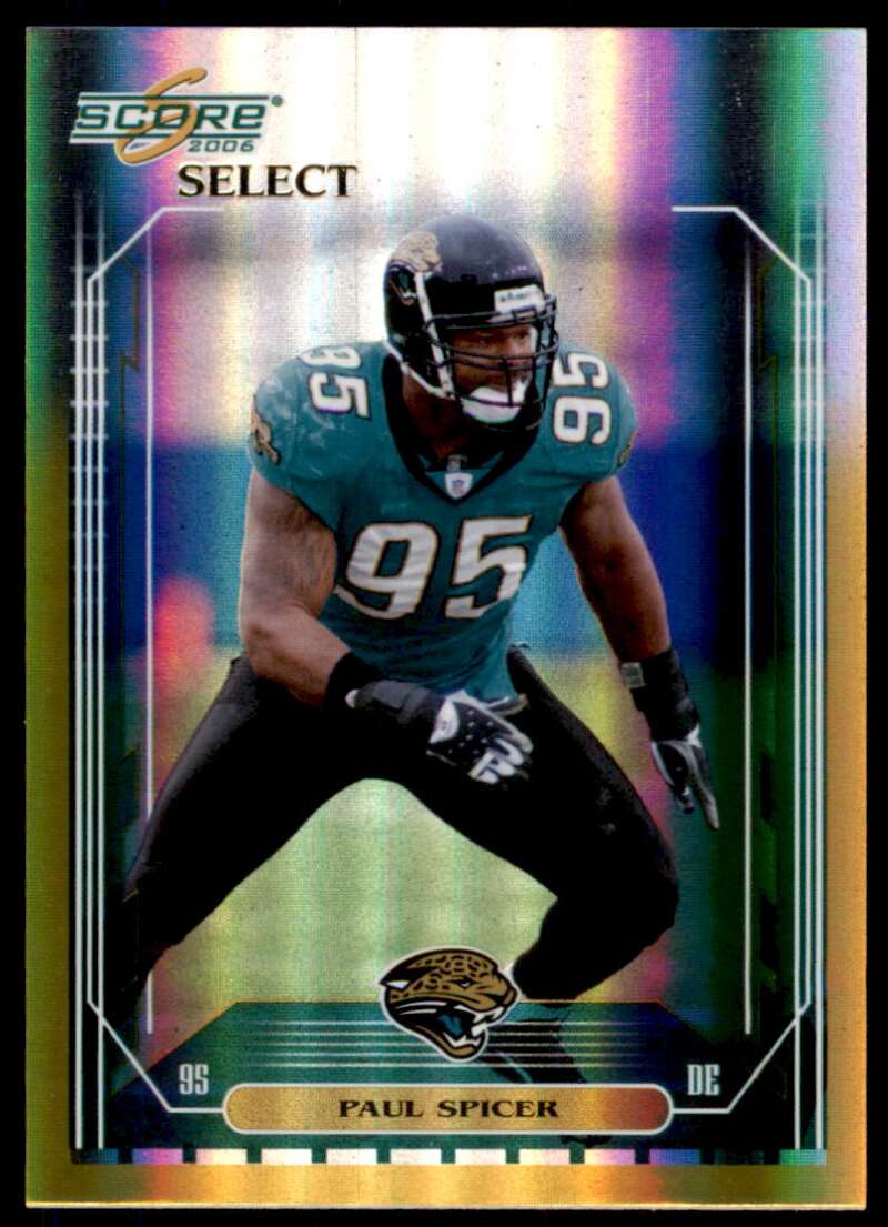 Paul Spicer Card 2006 Score Select Gold #306 Image 1
