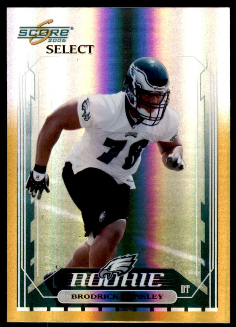 Brodrick Bunkley Card 2006 Score Select Gold #358 Image 1