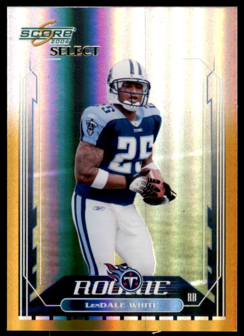 LenDale White Card 2006 Score Select Gold #370 Image 1