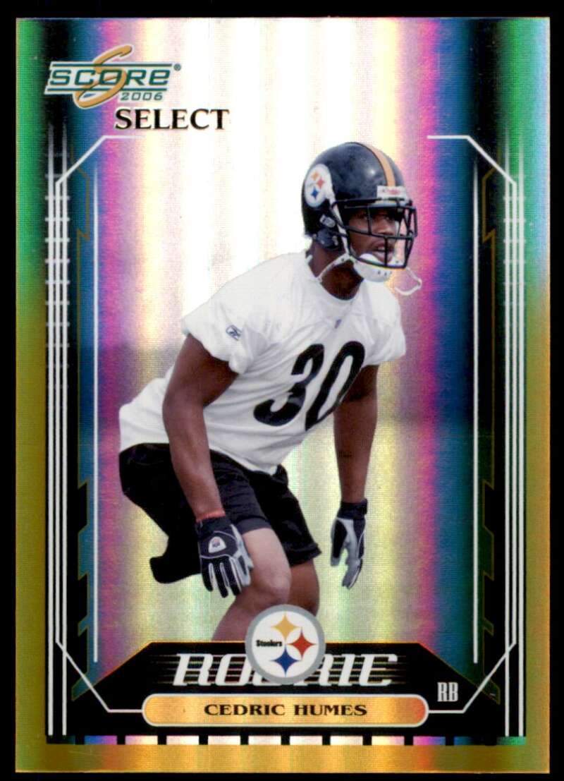 Cedric Humes Card 2006 Score Select Gold #396 Image 1