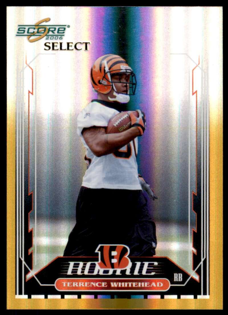 Terrence Whitehead Card 2006 Score Select Gold #401 Image 1