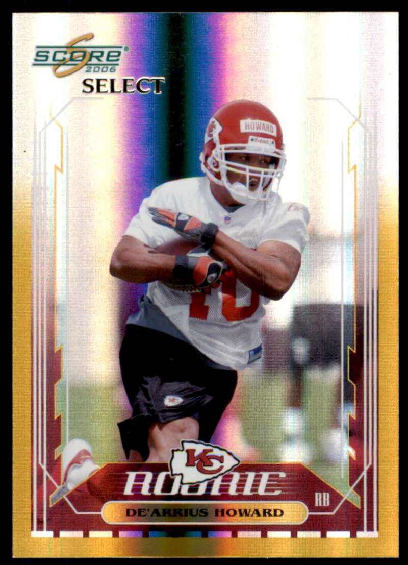 De'Arrius Howard Card 2006 Score Select Gold #403 Image 1