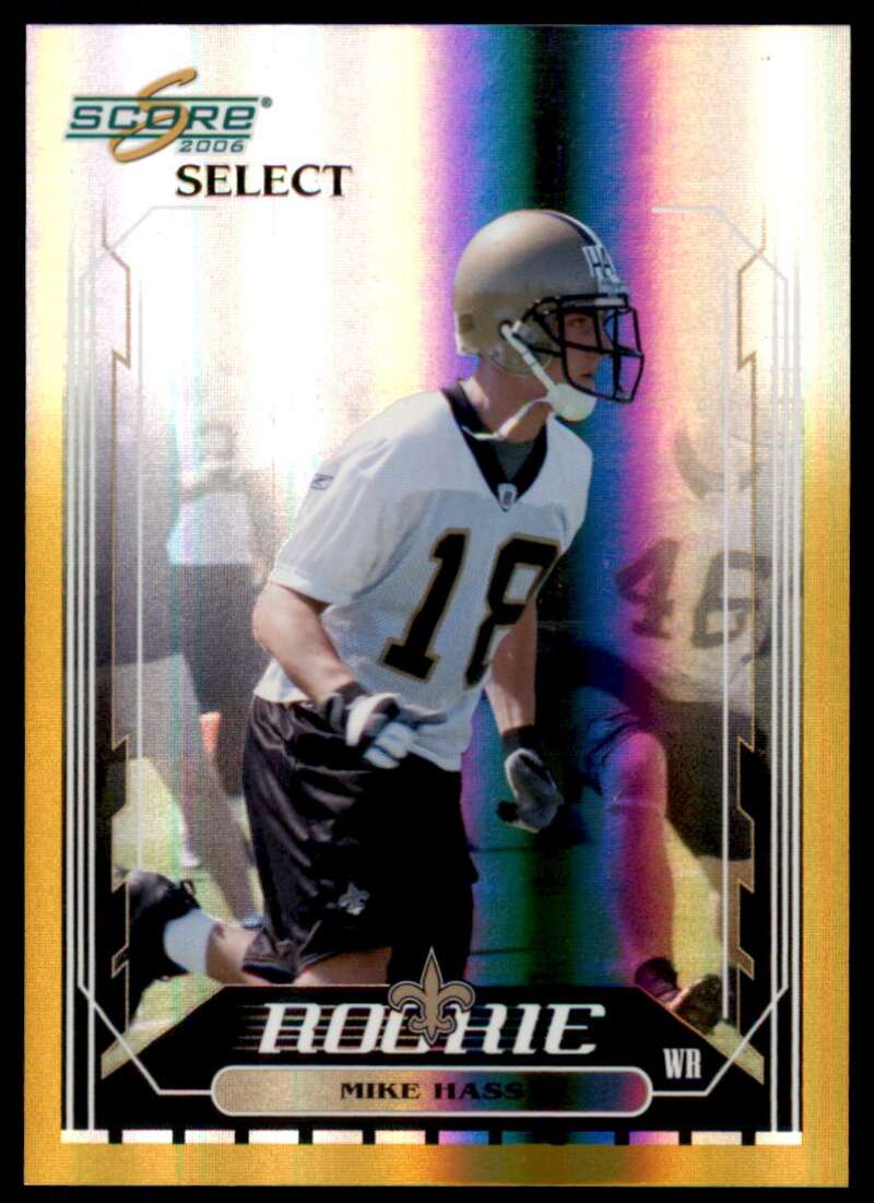 Mike Hass Card 2006 Score Select Gold #407 Image 1