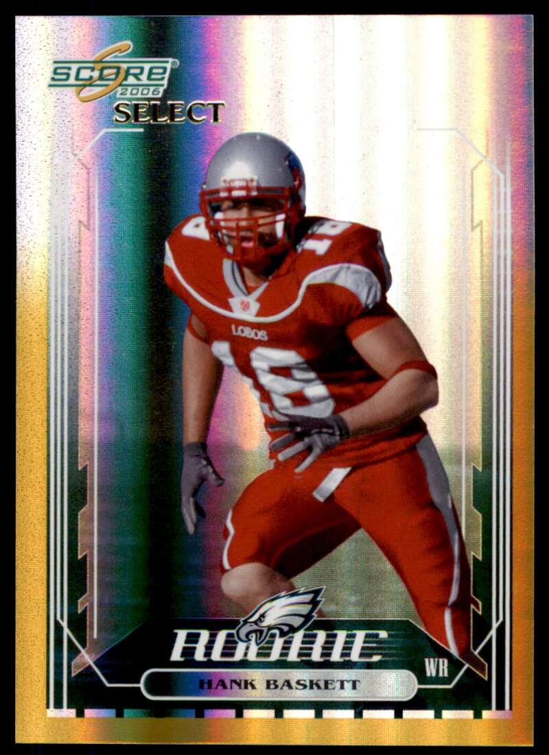 Hank Baskett Card 2006 Score Select Gold #420 Image 1