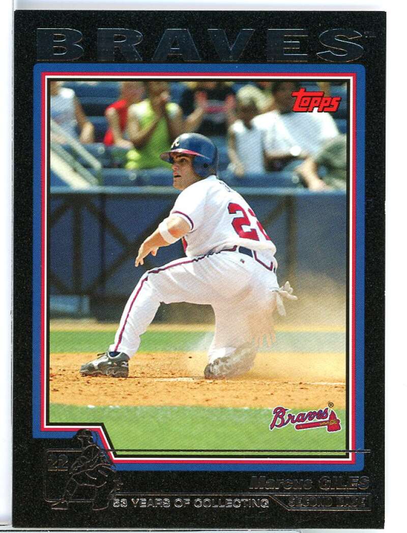 Marcus Giles Card 2004 Topps Black #15 Image 1