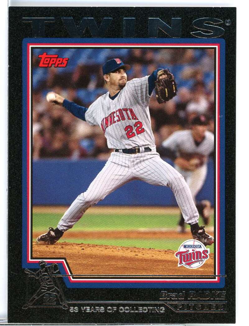 Brad Radke Card 2004 Topps Black #32 Image 1