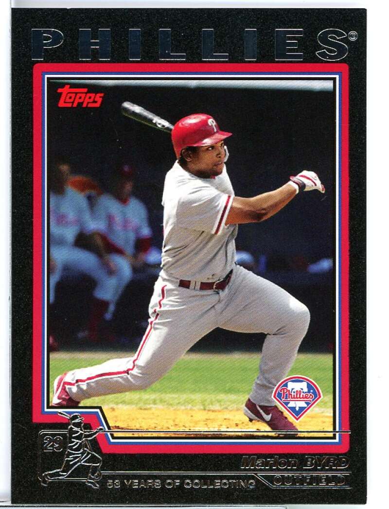 Marlon Byrd Card 2004 Topps Black #69 Image 1